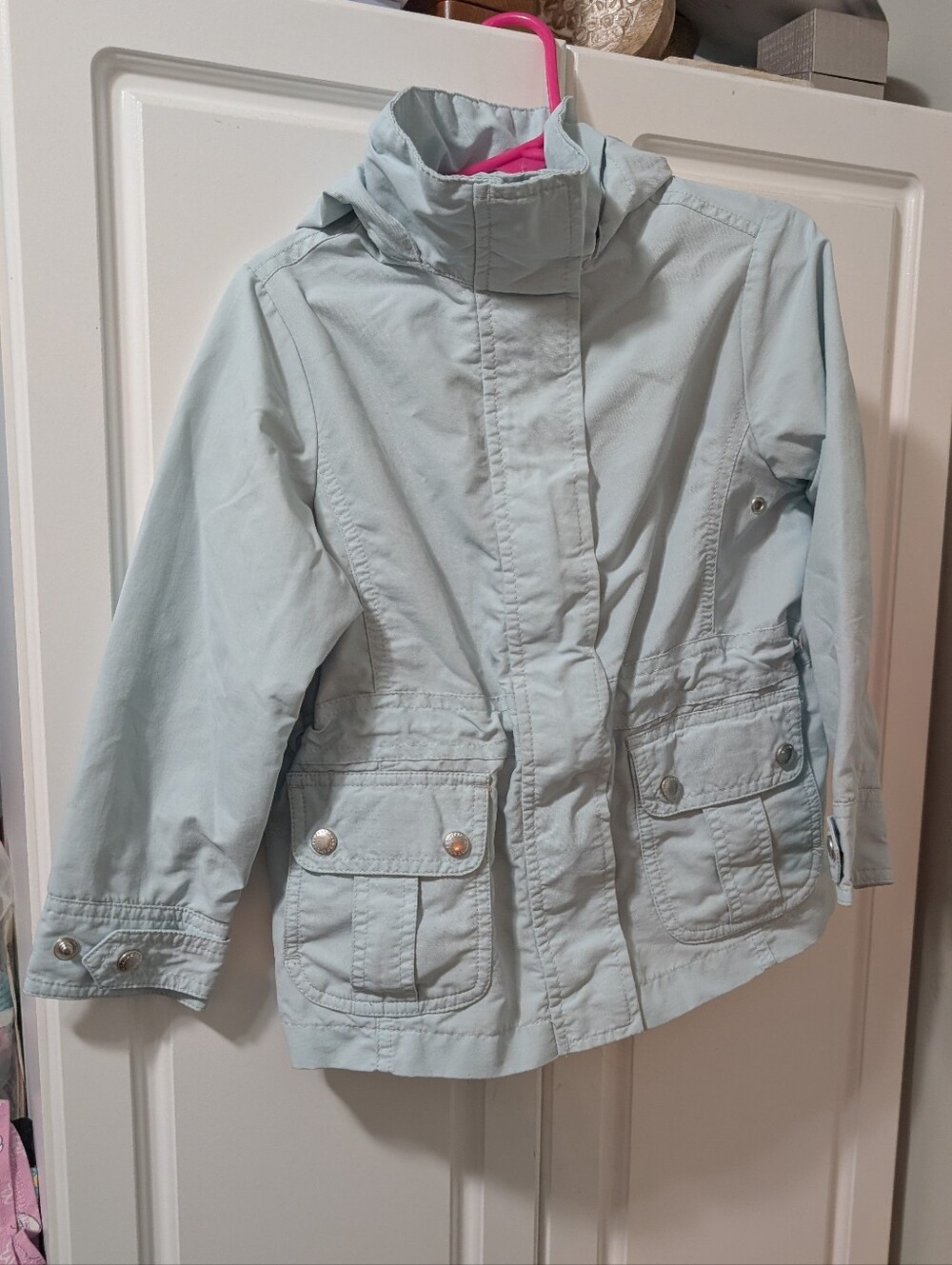 Lands' End Light Blue Utility Jacket